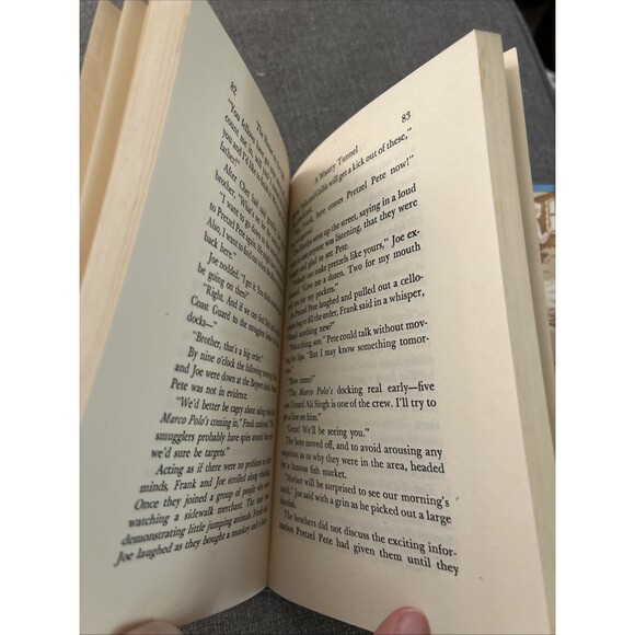 02 The House on the Cliff (1959-Brown End Page): 🕵🏻Hardy Boys Book Blue-Back - Picture 9 of 10